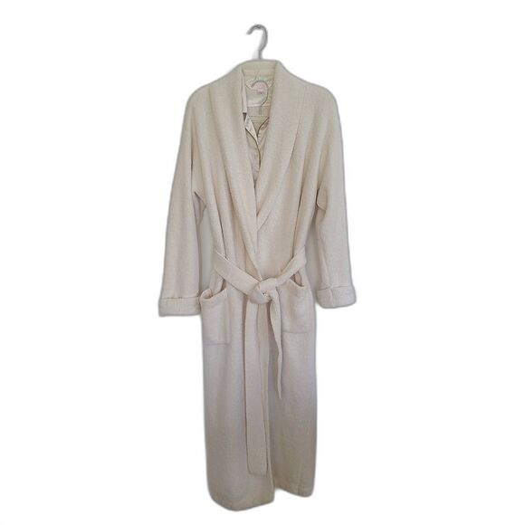 Victoria's Secret Vintage Glazed Satin Pajama Set And Coordinating Robe Medium - Picture 1 of 16